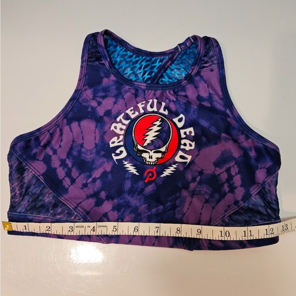 Peloton Grateful Dead Tie-Dye Workout Top/ Sports Bra - Picture 6 of 11